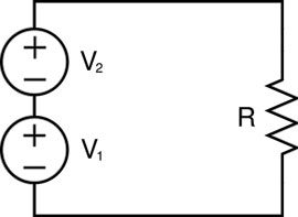 Electrical circuit resistance voltage